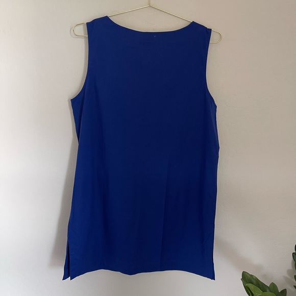 LA BLANCA Blue Swimsuit Coverup Size M NWT - Picture 3 of 5